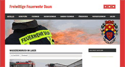 Desktop Screenshot of feuerwehr-daun.de